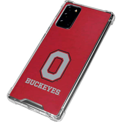 Ohio State University OSU O Galaxy Note20 5G Clear Case