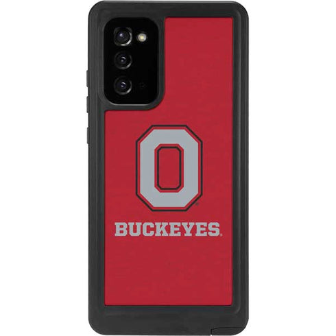 Ohio State University OSU O Galaxy Note20 5G Waterproof Case