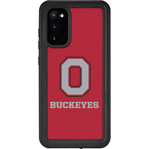 Ohio State University OSU O Galaxy S20 Waterproof Case