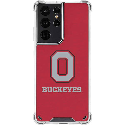 Ohio State University OSU O Galaxy S21 Ultra 5G Clear Case
