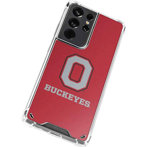 Ohio State University OSU O Galaxy S21 Ultra 5G Clear Case