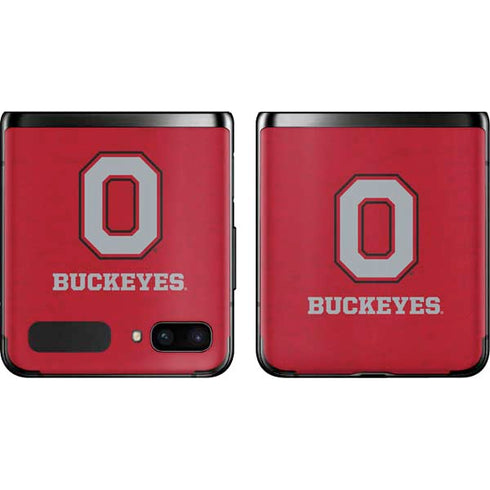 Ohio State University OSU O Galaxy Z Flip Skin