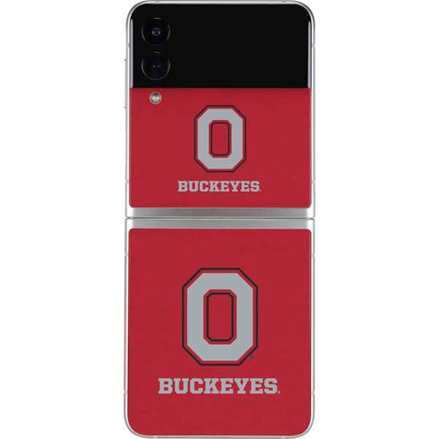 Ohio State University OSU O Galaxy Z Flip3 5G Skin