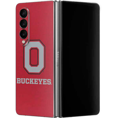 Ohio State University OSU O Galaxy Z Fold4 5G Skin