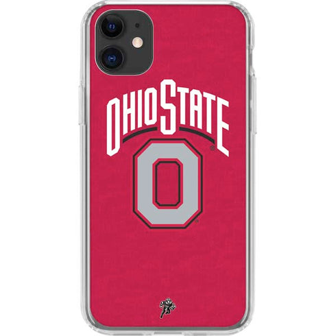 Ohio State University OSU O iPhone 11 Clear Case