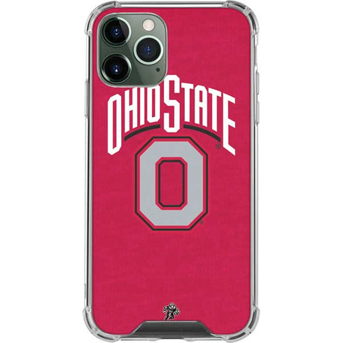Ohio State University OSU O iPhone 11 Pro Max Clear Case