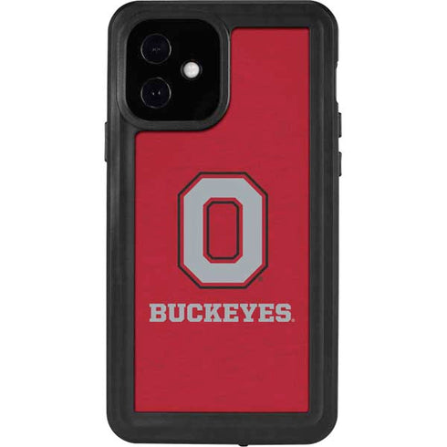 Ohio State University OSU O iPhone 12 Waterproof Case