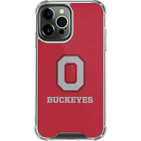Ohio State University OSU O iPhone 13 Pro Max Clear Case