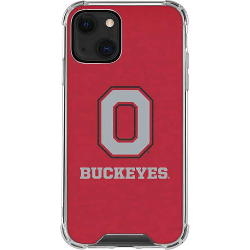Ohio State University OSU O iPhone 14 Clear Case