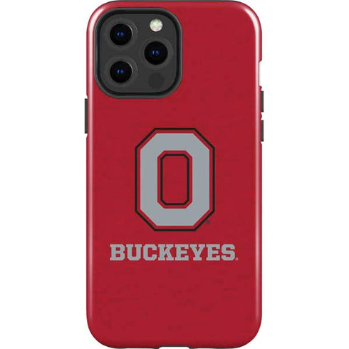 Ohio State University OSU O iPhone 15 Pro Max Impact Case