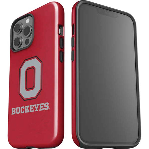 Ohio State University OSU O iPhone 15 Pro Max Impact Case