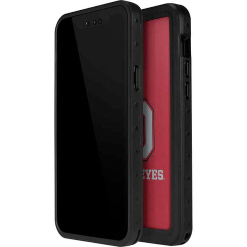 Ohio State University OSU O iPhone 14 Pro Waterproof Case