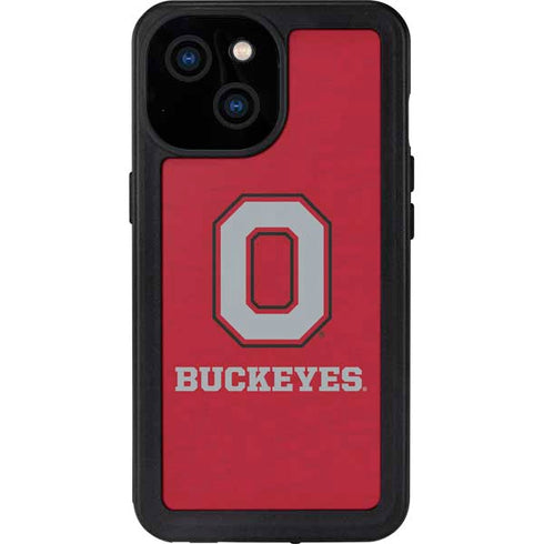 Ohio State University OSU O iPhone 15 Waterproof Case