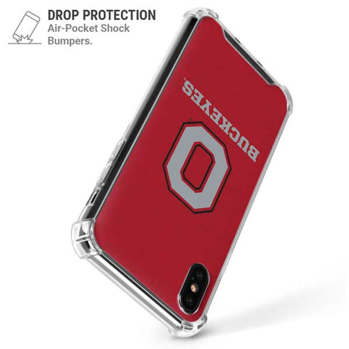 Ohio State University OSU O iPhone XS Max Clear Case