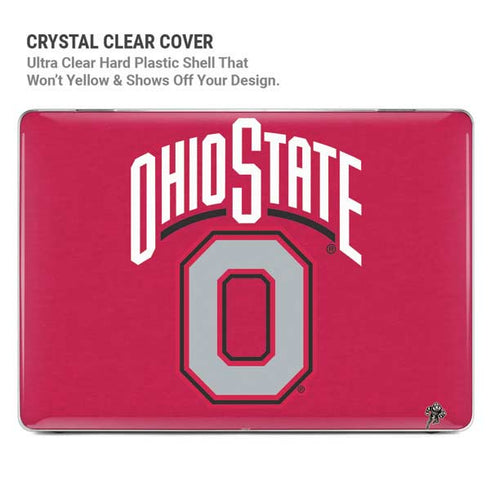 Ohio State University OSU O MacBook Air 13in M1 (2021) Case plus Skin