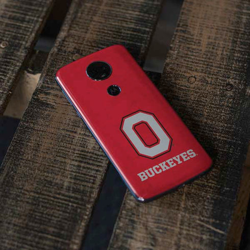 Ohio State University OSU O Moto E5 Plus Skin