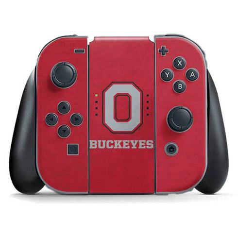 Ohio State University OSU O Nintendo Switch (2017-2021) Joy-Con Controller Skin