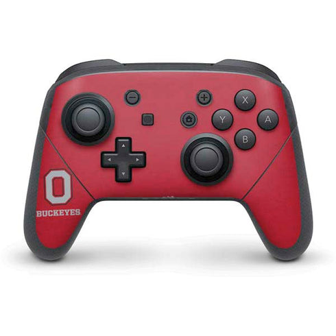 Ohio State University OSU O Nintendo Switch Pro Controller Skin