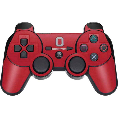 Ohio State University OSU O PS3 Dual Shock wireless controller Skin