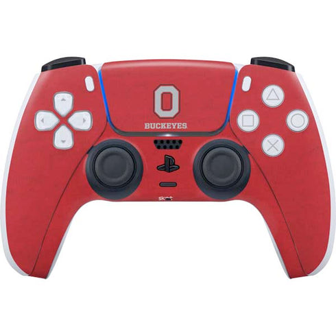 Ohio State University OSU O PS5 Controller Skin