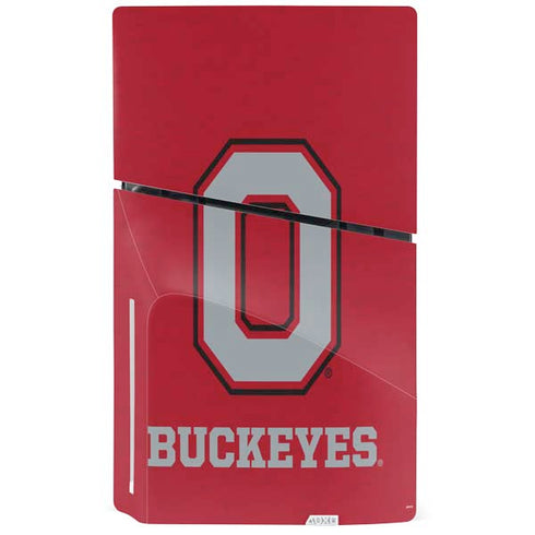 Ohio State University OSU O PS5 Slim Disk Bundle Skin