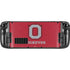 Ohio State University OSU O Steam Deck Handheld Gaming Computer Skin