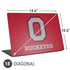 Ohio State University OSU O Universal Laptop 18in (14.6 x 10.6in) Skin