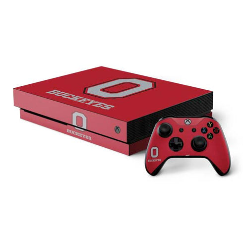 Ohio State University OSU O Xbox One X Bundle Skin