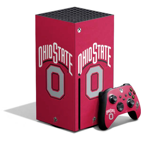 Ohio State University OSU O Xbox Series X Bundle Skin