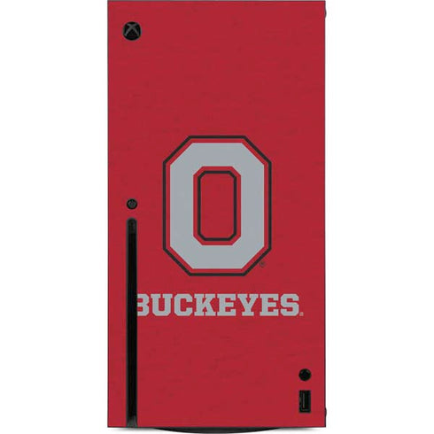 Ohio State University OSU O Xbox Series X Console Skin