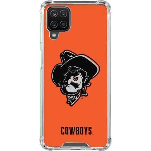 Oklahoma State University OSU Basketball Galaxy A12 Clear Case