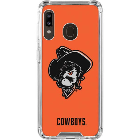 Oklahoma State University OSU Basketball Galaxy A30 Clear Case