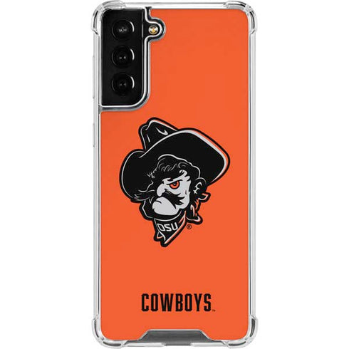 Oklahoma State University OSU Basketball Galaxy S22 Plus Clear Case