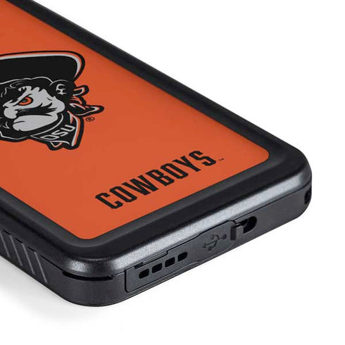 Oklahoma State University OSU Basketball Galaxy S23 Plus Waterproof Case