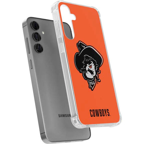 Oklahoma State University OSU Basketball Galaxy S24 Plus Clear Case