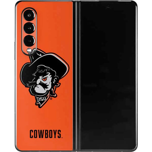 Oklahoma State University OSU Basketball Galaxy Z Fold3 5G Skin