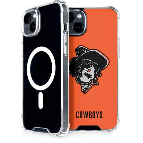 Oklahoma State University OSU Basketball iPhone 15 Plus MagSafe Case
