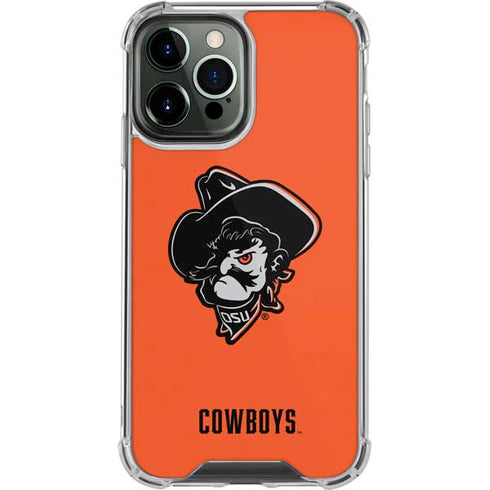 Oklahoma State University OSU Basketball iPhone 14 Pro Max Clear Case