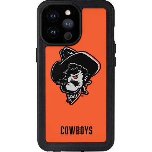 Oklahoma State University OSU Basketball iPhone 14 Pro Max Waterproof Case