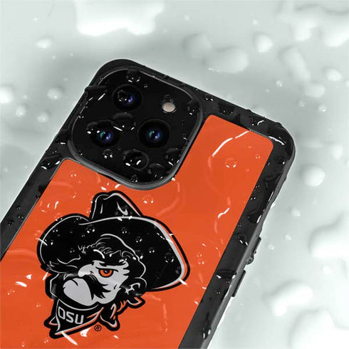 Oklahoma State University OSU Basketball iPhone 14 Pro Max Waterproof Case