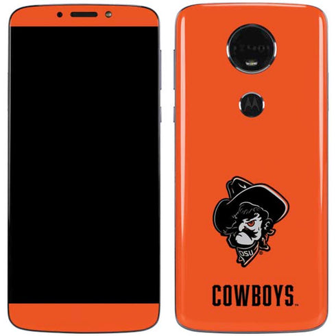 Oklahoma State University OSU Basketball Moto E5 Plus Skin