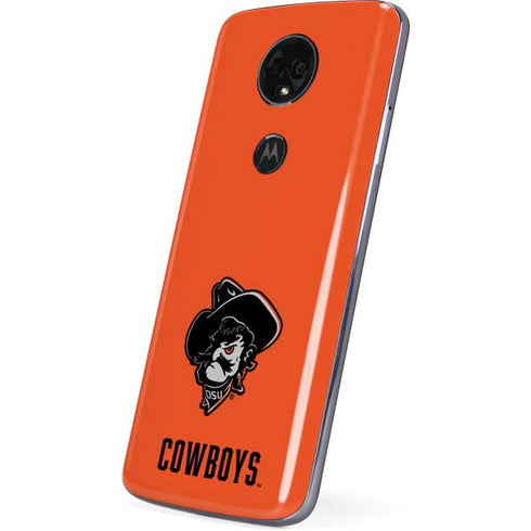 Oklahoma State University OSU Basketball Moto E5 Plus Skin