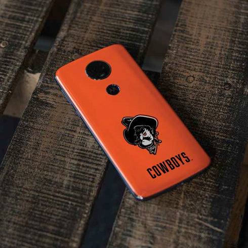 Oklahoma State University OSU Basketball Moto E5 Plus Skin