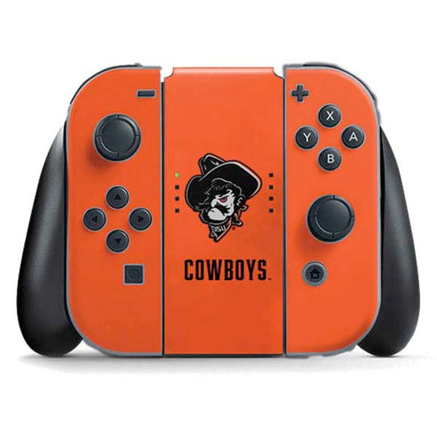 Oklahoma State University OSU Basketball Nintendo Switch (2017-2021) Joy-Con Controller Skin