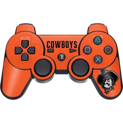 Oklahoma State University OSU Basketball PS3 Dual Shock wireless controller Skin