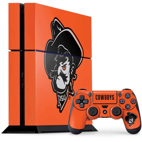 Oklahoma State University OSU Basketball PS4 Console and Controller Bundle Skin