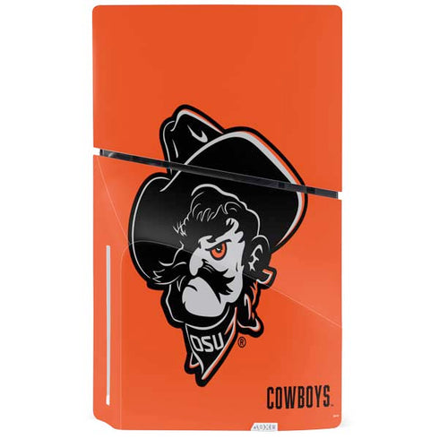 Oklahoma State University OSU Basketball PS5 Slim Disk Console Skin