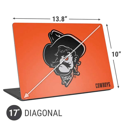 Oklahoma State University OSU Basketball Universal Laptop 17in (13.8 x 10in) Skin
