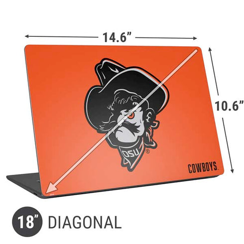 Oklahoma State University OSU Basketball Universal Laptop 18in (14.6 x 10.6in) Skin