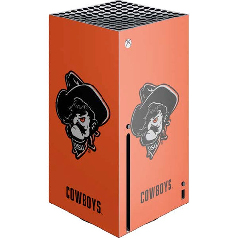 Oklahoma State University OSU Basketball Xbox Series X Console Skin